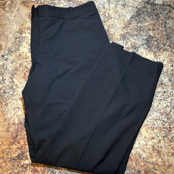 Black midrise, Liz Claiborne Audra trouser - Picture 1 of 6